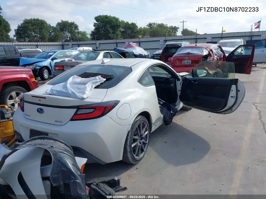 2022 Subaru Brz Premium VIN: JF1ZDBC10N8702233 Lot: 42289557