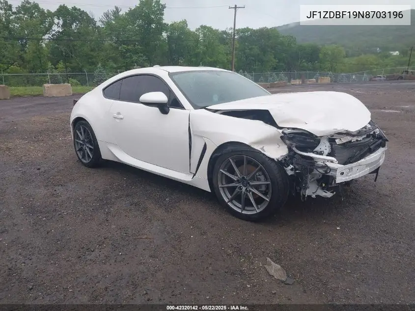2022 Subaru Brz Limited VIN: JF1ZDBF19N8703196 Lot: 42320142