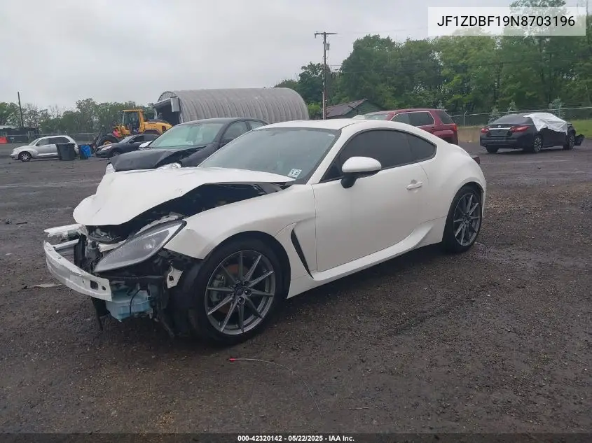 2022 Subaru Brz Limited VIN: JF1ZDBF19N8703196 Lot: 42320142