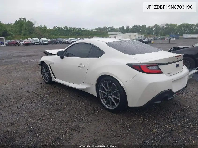 2022 Subaru Brz Limited VIN: JF1ZDBF19N8703196 Lot: 42320142