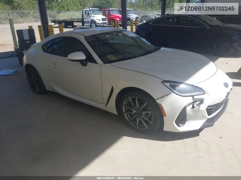 2022 Subaru Brz Premium VIN: JF1ZDBB12N9702245 Lot: 42465397