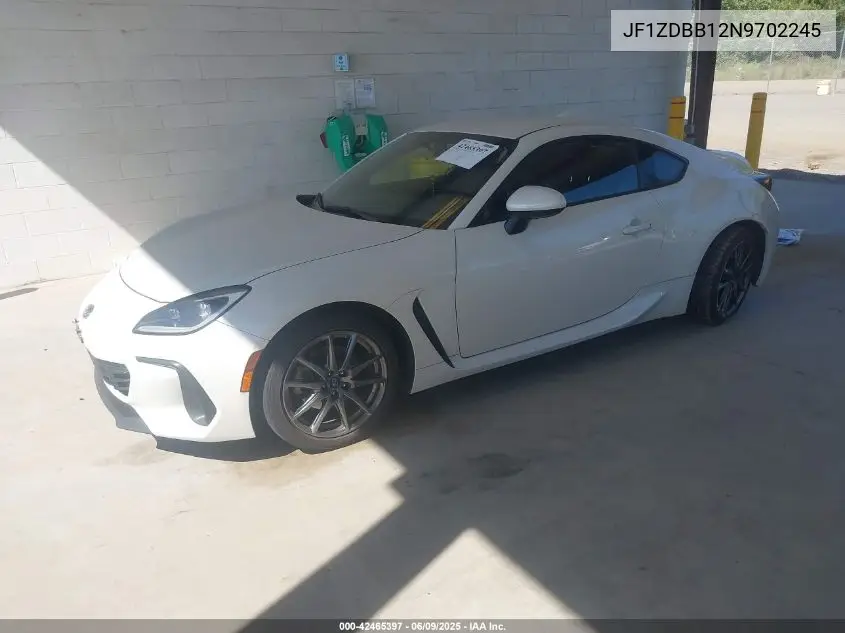 2022 Subaru Brz Premium VIN: JF1ZDBB12N9702245 Lot: 42465397