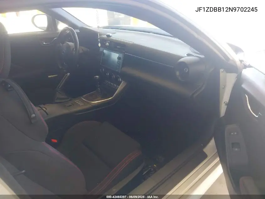 2022 Subaru Brz Premium VIN: JF1ZDBB12N9702245 Lot: 42465397