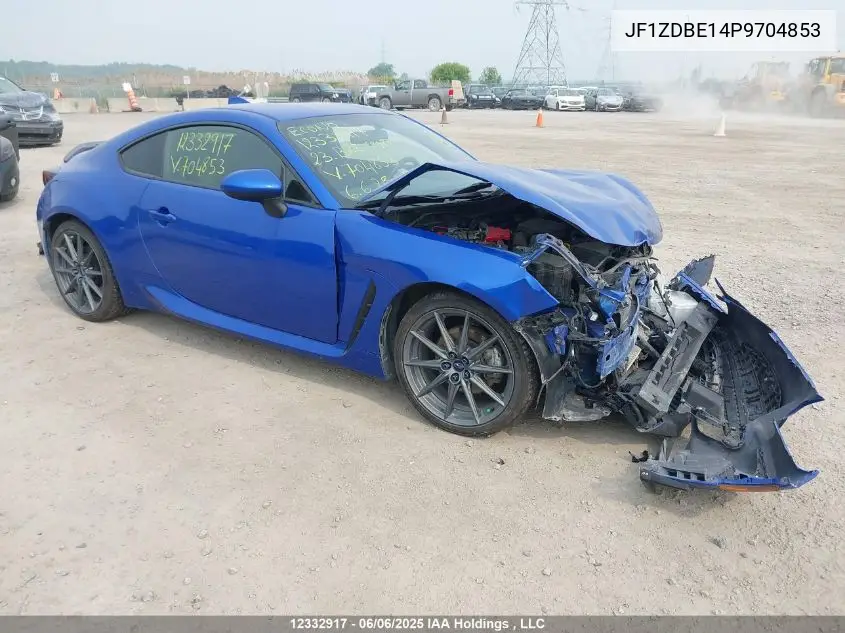 2023 Subaru Brz Sport-Tech VIN: JF1ZDBE14P9704853 Lot: 12332917