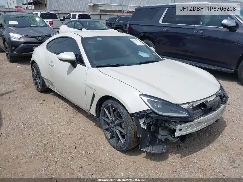 2023 Subaru Brz Limited VIN: JF1ZDBF11P8706208 Lot: 42636851