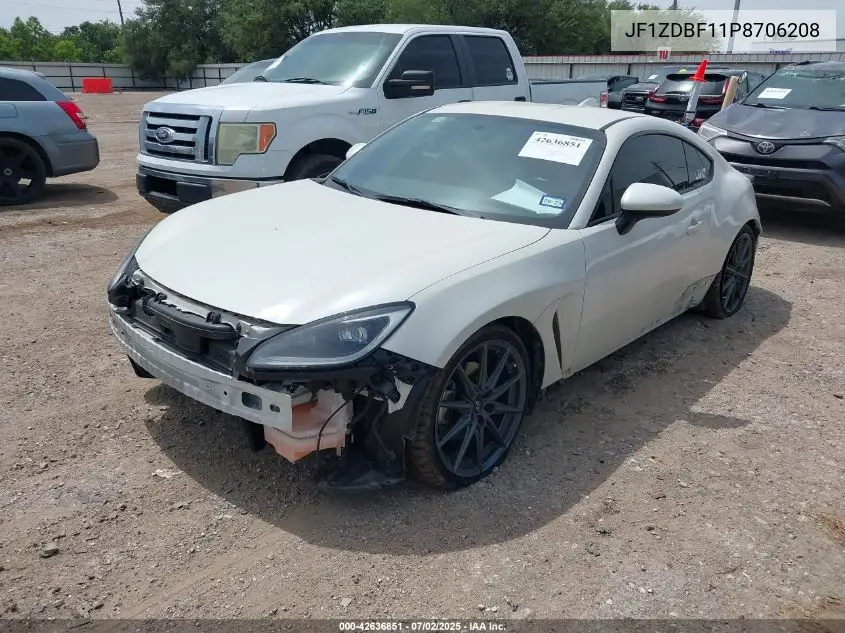 2023 Subaru Brz Limited VIN: JF1ZDBF11P8706208 Lot: 42636851