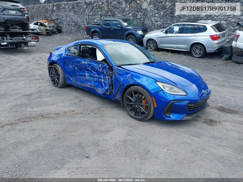 2024 Subaru Brz Ts VIN: JF1ZDBS17R9701758 Lot: 42510508