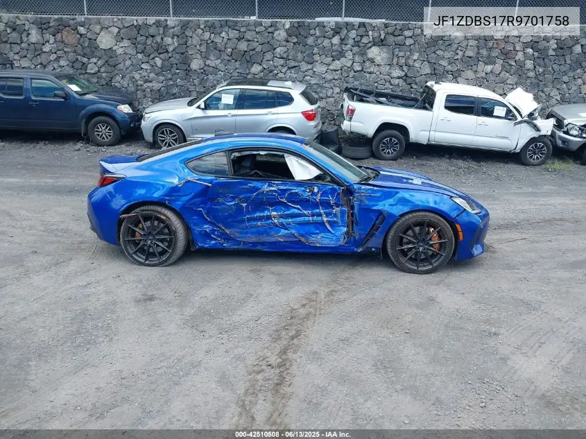 2024 Subaru Brz Ts VIN: JF1ZDBS17R9701758 Lot: 42510508