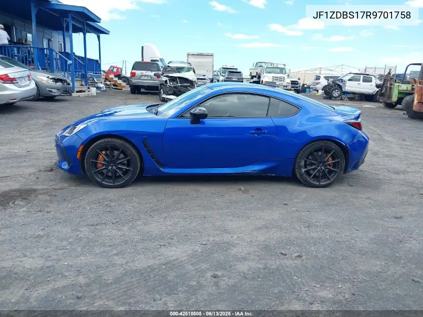 2024 Subaru Brz Ts VIN: JF1ZDBS17R9701758 Lot: 42510508