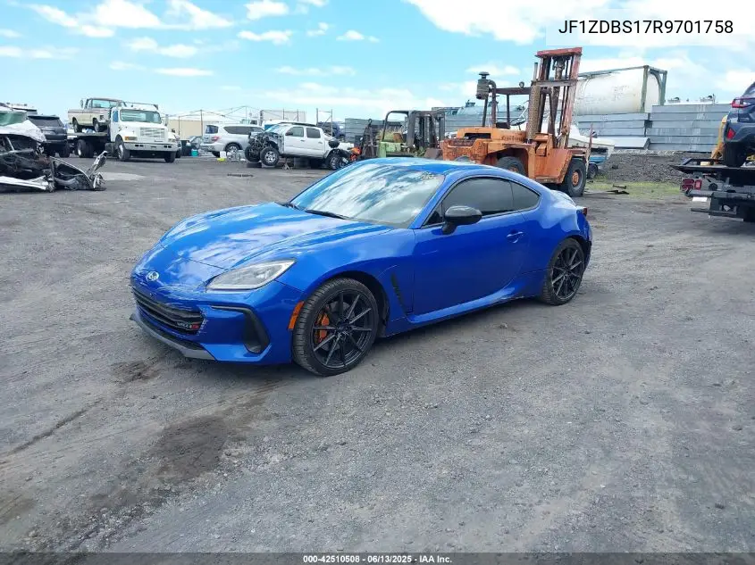 2024 Subaru Brz Ts VIN: JF1ZDBS17R9701758 Lot: 42510508