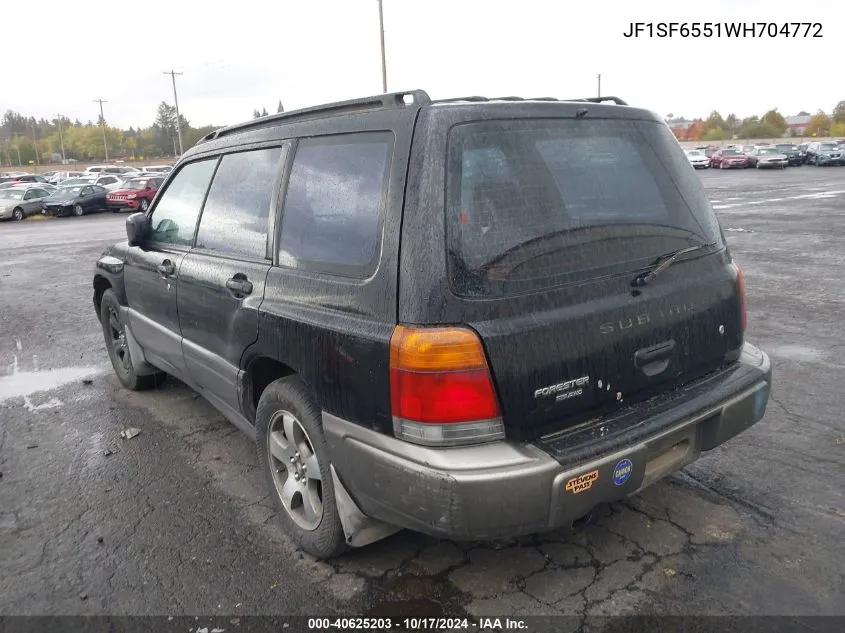 1998 Subaru Forester S VIN: JF1SF6551WH704772 Lot: 40625203