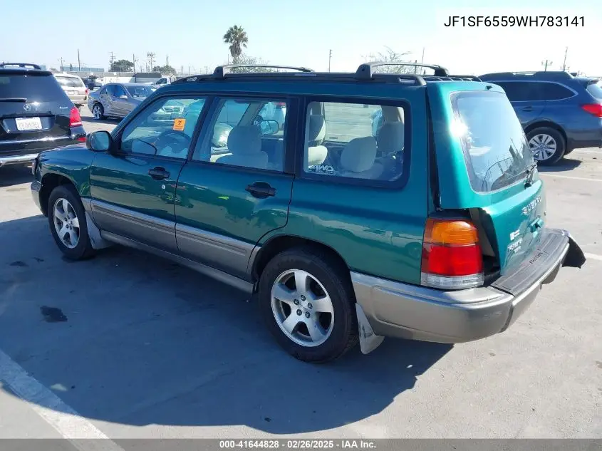 1998 Subaru Forester S VIN: JF1SF6559WH783141 Lot: 41644828