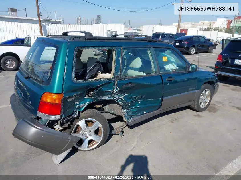 1998 Subaru Forester S VIN: JF1SF6559WH783141 Lot: 41644828