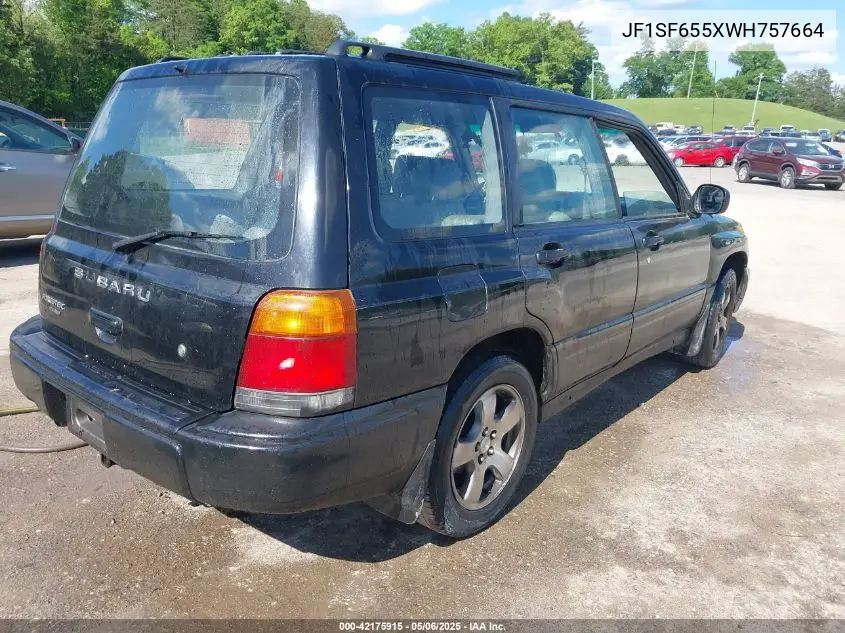 1998 Subaru Forester S VIN: JF1SF655XWH757664 Lot: 42175915