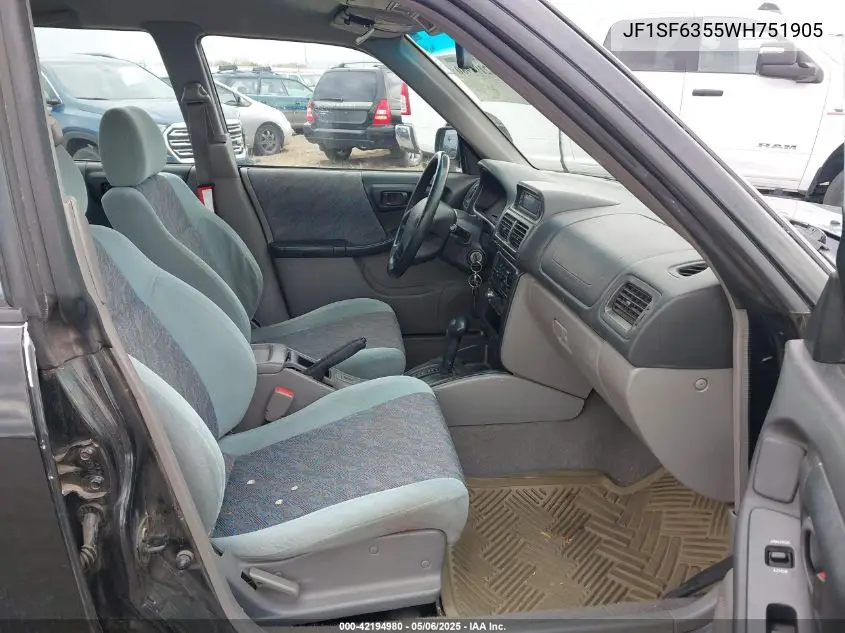 1998 Subaru Forester L VIN: JF1SF6355WH751905 Lot: 42194980