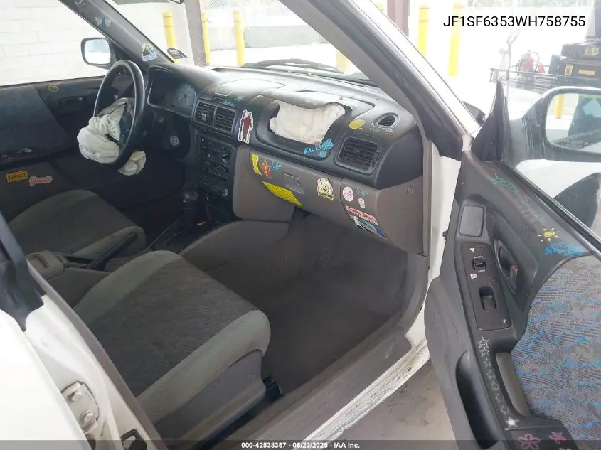 1998 Subaru Forester L VIN: JF1SF6353WH758755 Lot: 42538357