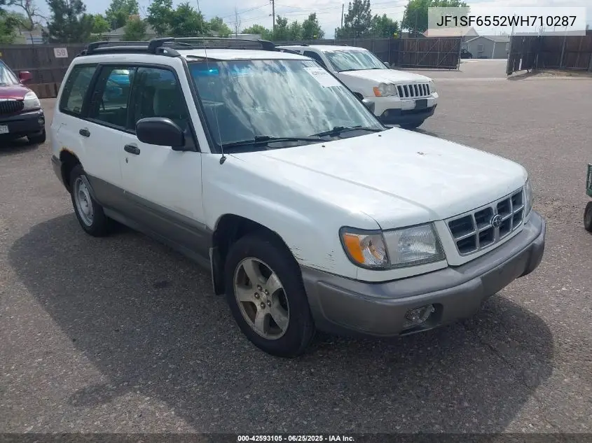 1998 Subaru Forester S VIN: JF1SF6552WH710287 Lot: 42593105