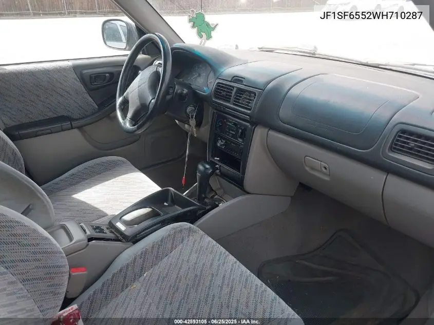 1998 Subaru Forester S VIN: JF1SF6552WH710287 Lot: 42593105