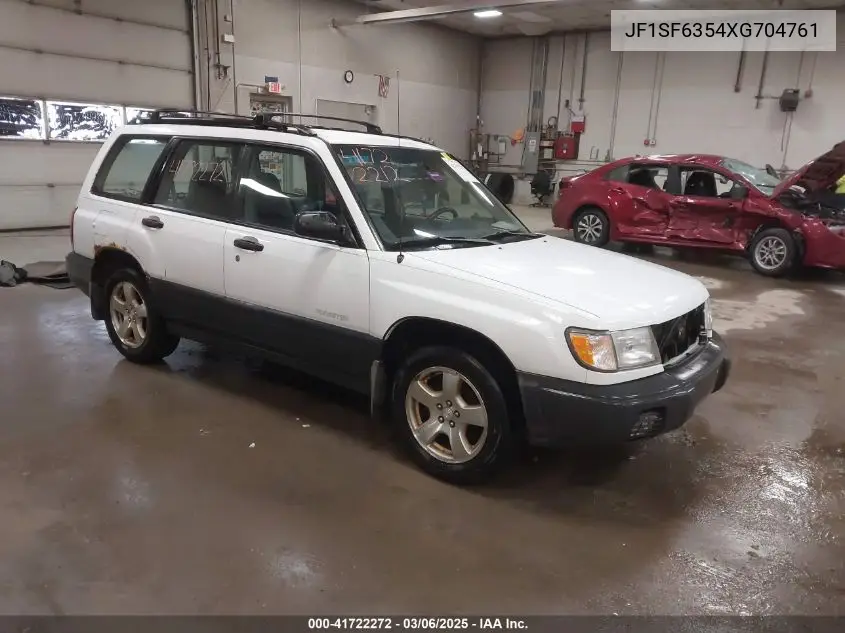 1999 Subaru Forester L VIN: JF1SF6354XG704761 Lot: 41722272
