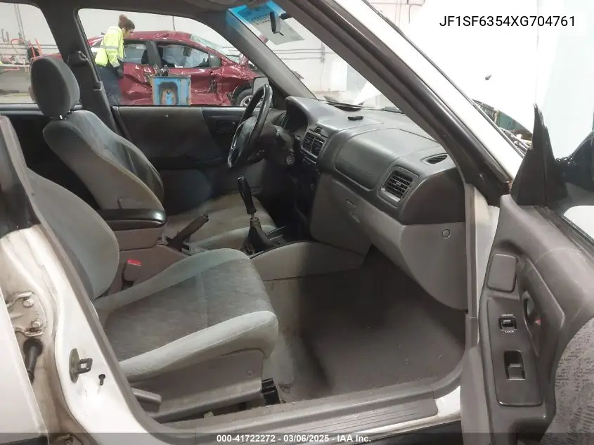 1999 Subaru Forester L VIN: JF1SF6354XG704761 Lot: 41722272