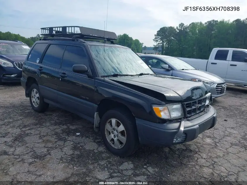 1999 Subaru Forester L VIN: JF1SF6356XH708398 Lot: 42088479
