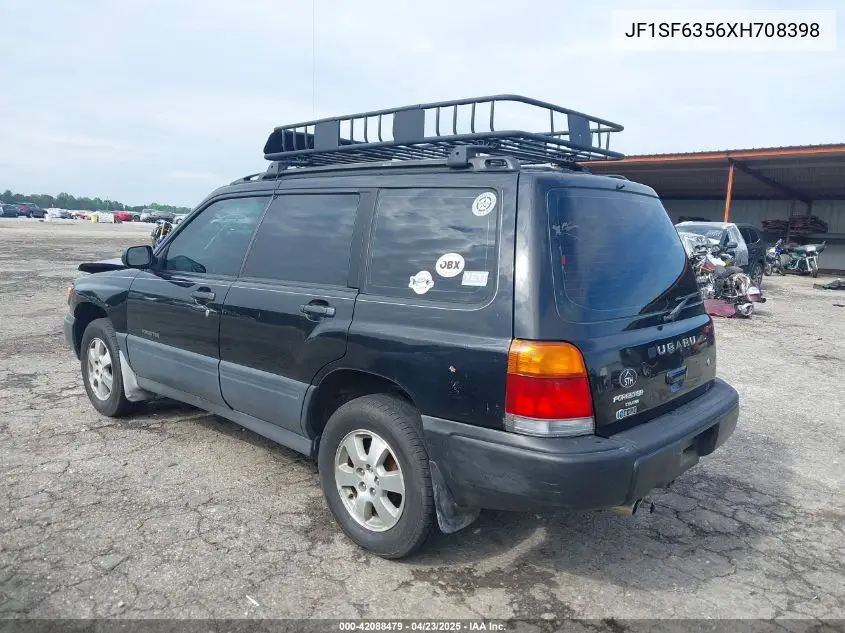 1999 Subaru Forester L VIN: JF1SF6356XH708398 Lot: 42088479