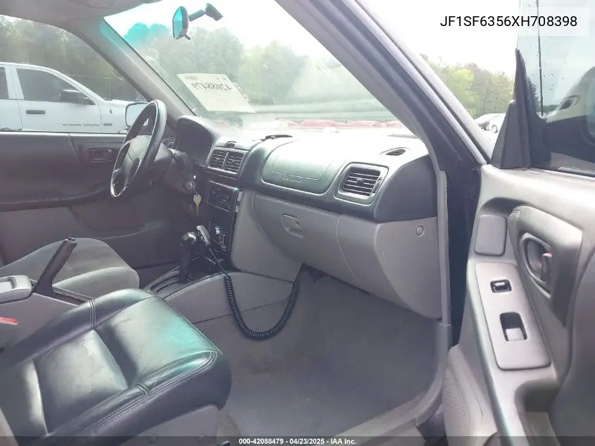 1999 Subaru Forester L VIN: JF1SF6356XH708398 Lot: 42088479