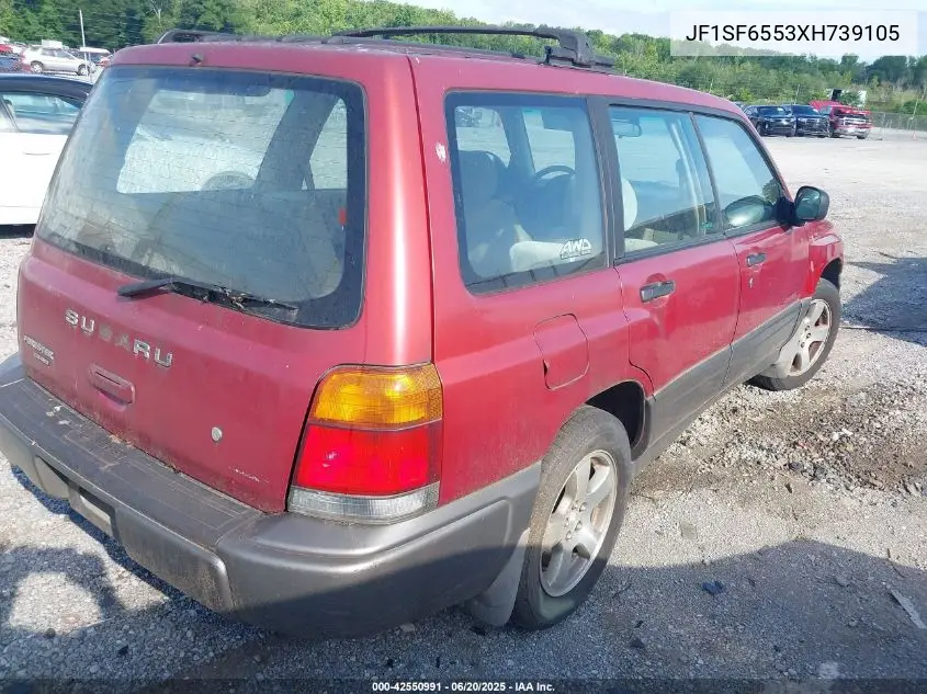1999 Subaru Forester S VIN: JF1SF6553XH739105 Lot: 42550991