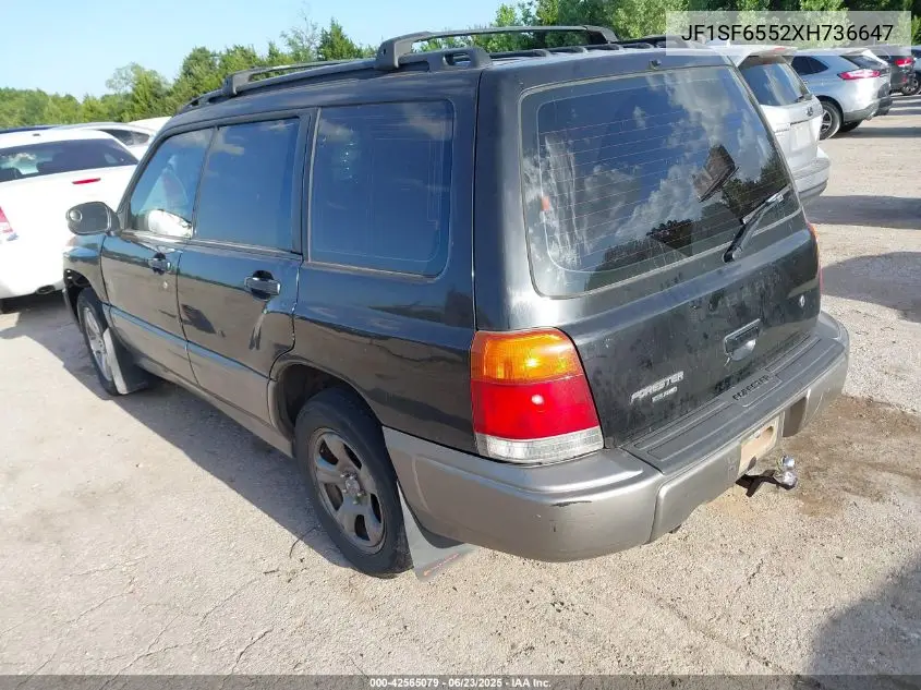 1999 Subaru Forester S VIN: JF1SF6552XH736647 Lot: 42565079