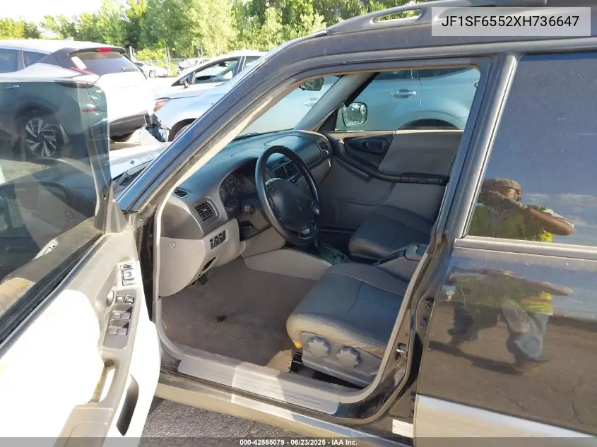 1999 Subaru Forester S VIN: JF1SF6552XH736647 Lot: 42565079