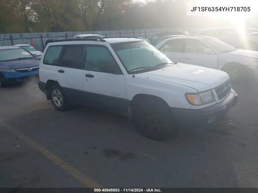2000 Subaru Forester L VIN: JF1SF6354YH718705 Lot: 40845883