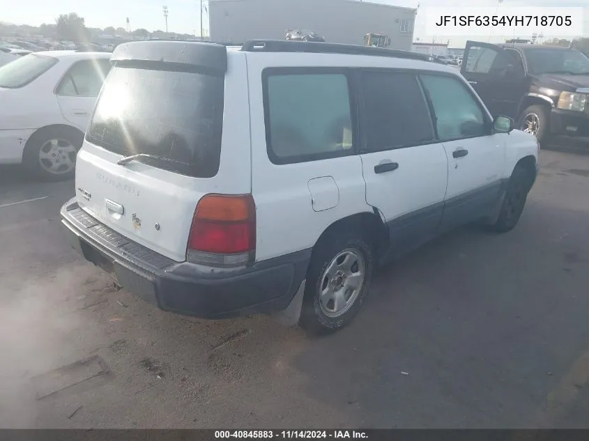 2000 Subaru Forester L VIN: JF1SF6354YH718705 Lot: 40845883