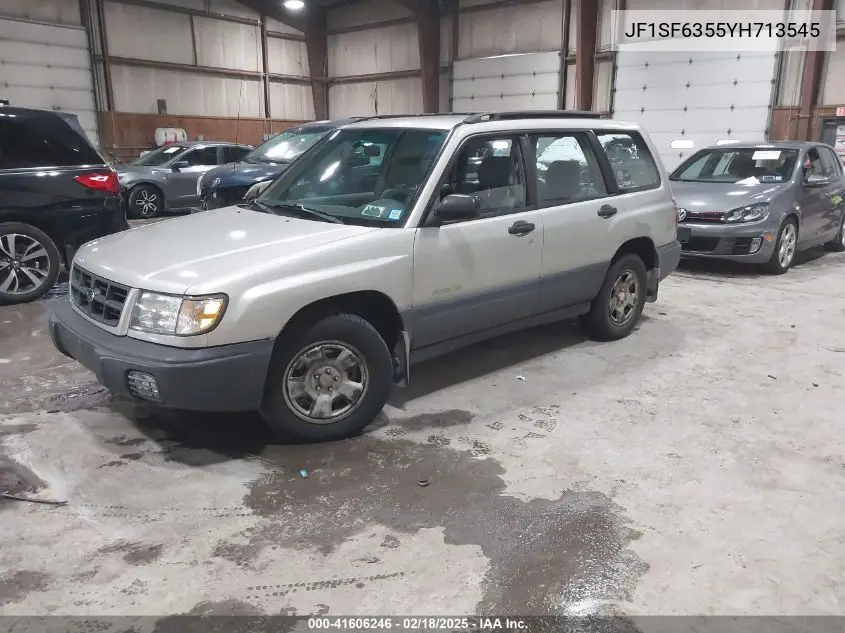 2000 Subaru Forester L VIN: JF1SF6355YH713545 Lot: 41606246