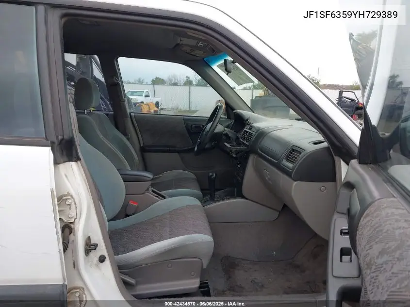 2000 Subaru Forester L VIN: JF1SF6359YH729389 Lot: 42434570