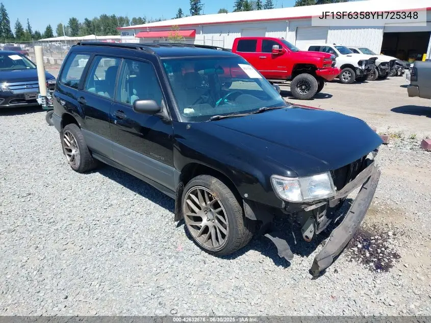 jf1sf6358yh725348 JF1SF6358YH725348 2000 Subaru Forester L