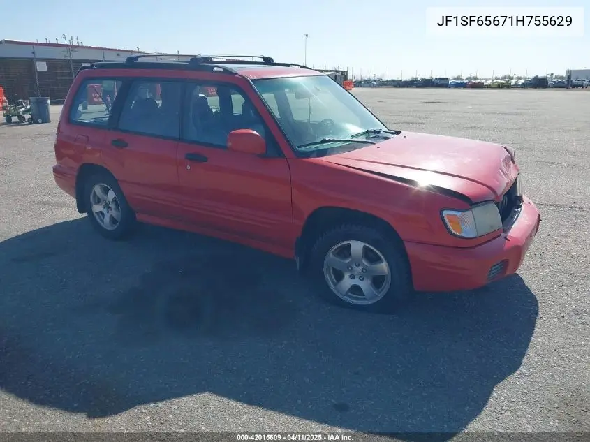 2001 Subaru Forester S VIN: JF1SF65671H755629 Lot: 42015609