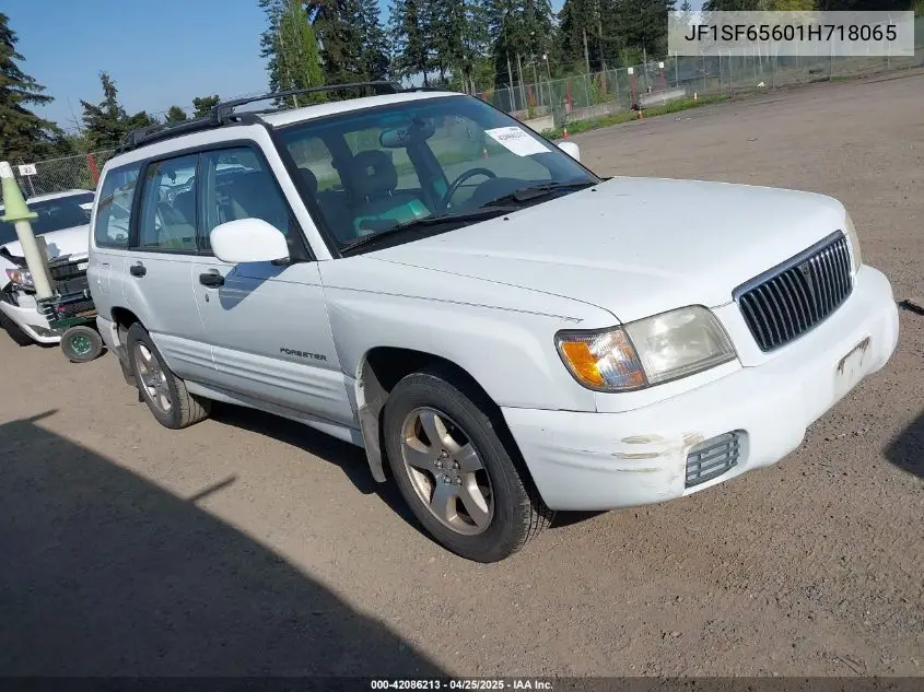 2001 Subaru Forester S VIN: JF1SF65601H718065 Lot: 42086213