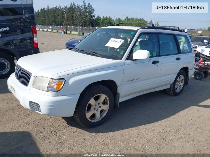 2001 Subaru Forester S VIN: JF1SF65601H718065 Lot: 42086213