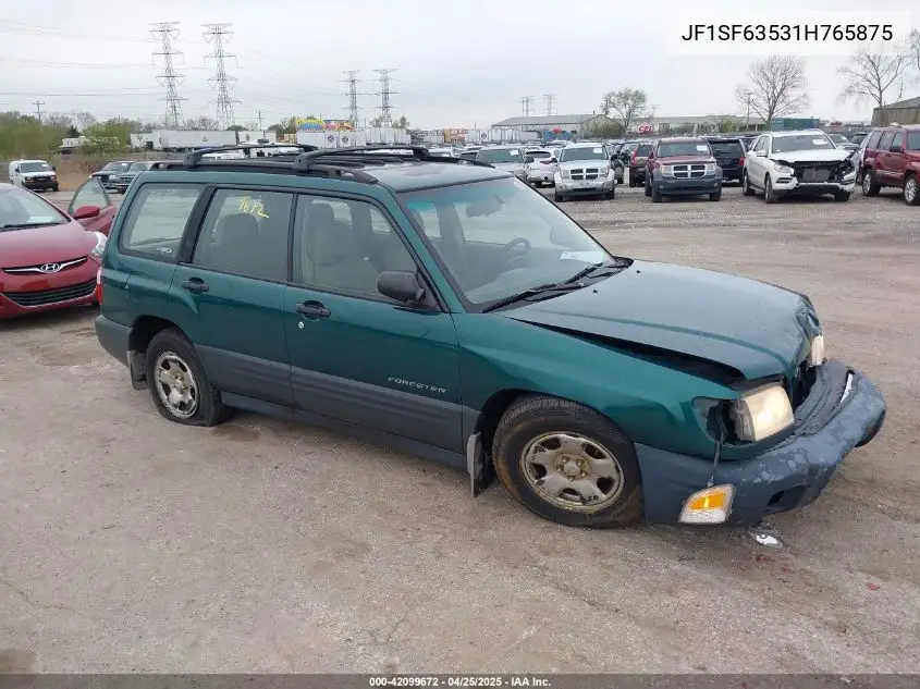 2001 Subaru Forester L VIN: JF1SF63531H765875 Lot: 42099672