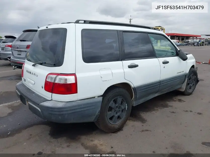 2001 Subaru Forester L VIN: JF1SF63541H703479 Lot: 42190380