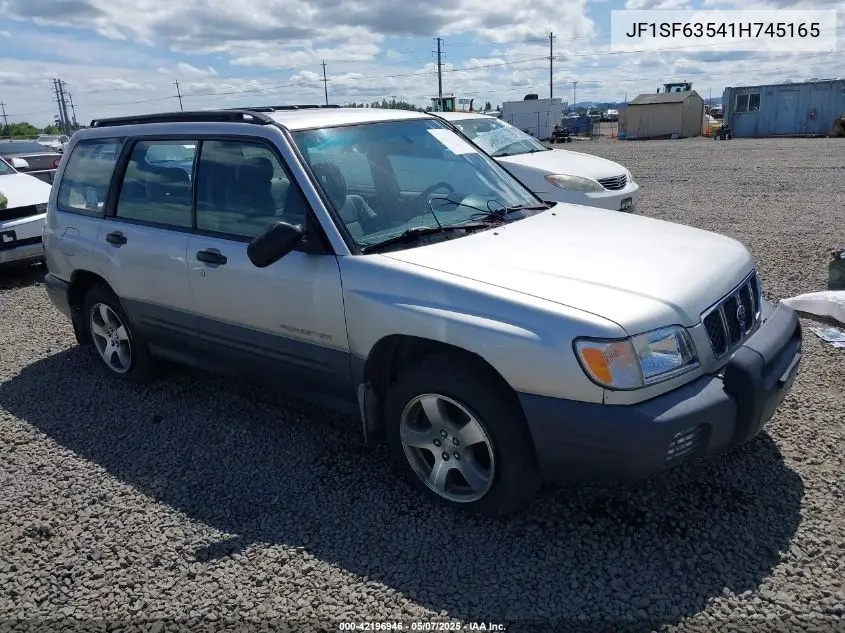 2001 Subaru Forester L VIN: JF1SF63541H745165 Lot: 42196946