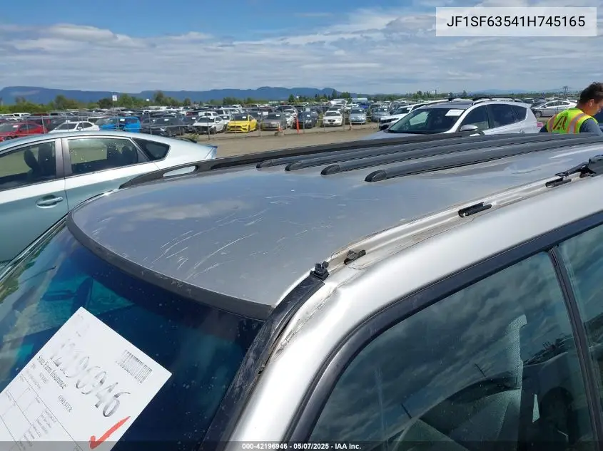 2001 Subaru Forester L VIN: JF1SF63541H745165 Lot: 42196946