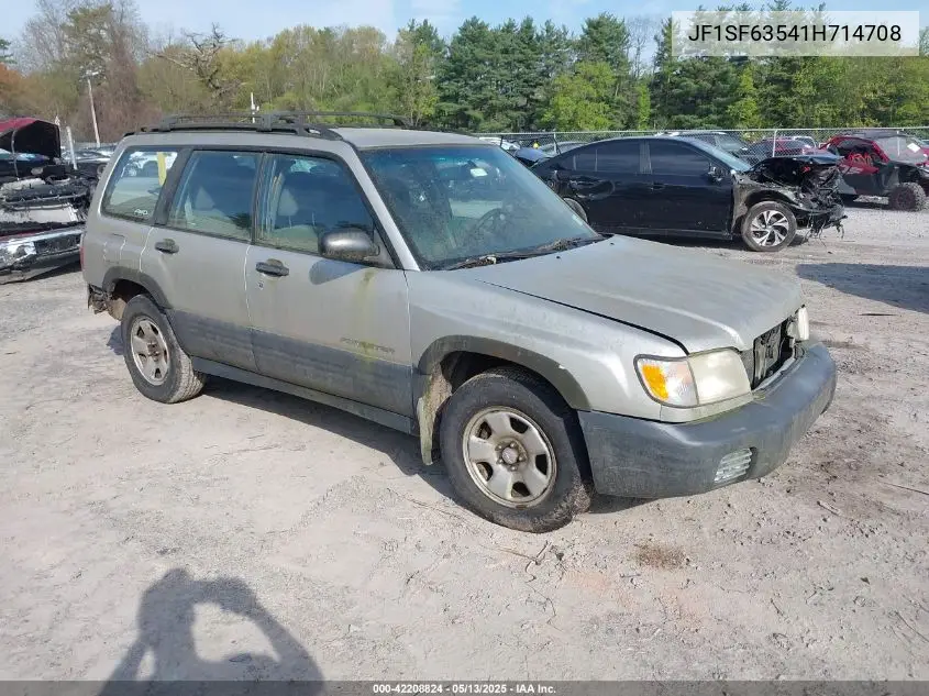 2001 Subaru Forester L VIN: JF1SF63541H714708 Lot: 42208824