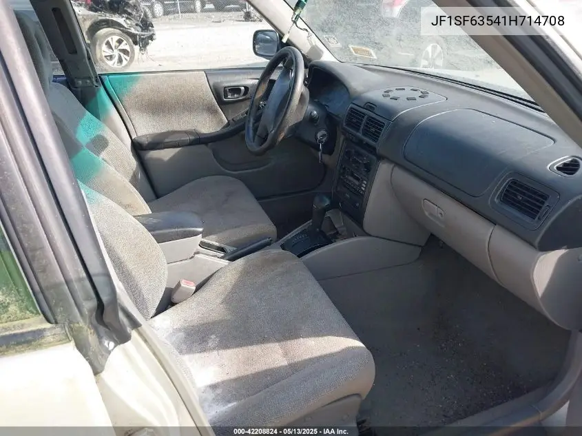 2001 Subaru Forester L VIN: JF1SF63541H714708 Lot: 42208824