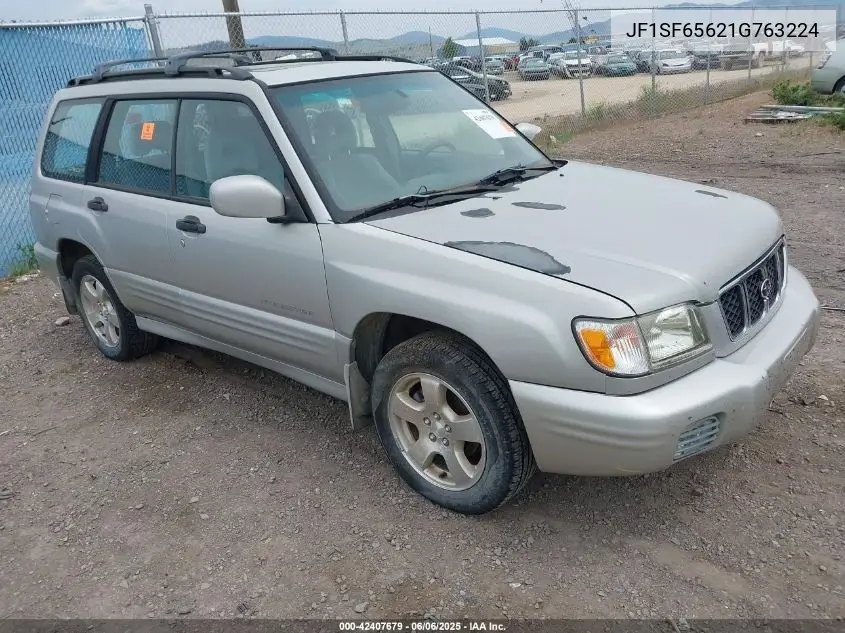 2001 Subaru Forester S VIN: JF1SF65621G763224 Lot: 42407679