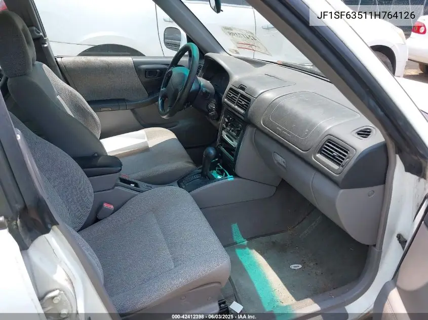 2001 Subaru Forester L VIN: JF1SF63511H764126 Lot: 42412398