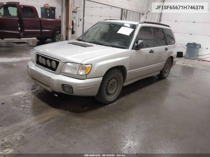 2001 Subaru Forester S VIN: JF1SF65671H746378 Lot: 42461216
