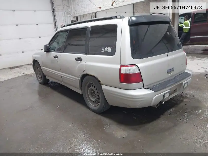 2001 Subaru Forester S VIN: JF1SF65671H746378 Lot: 42461216