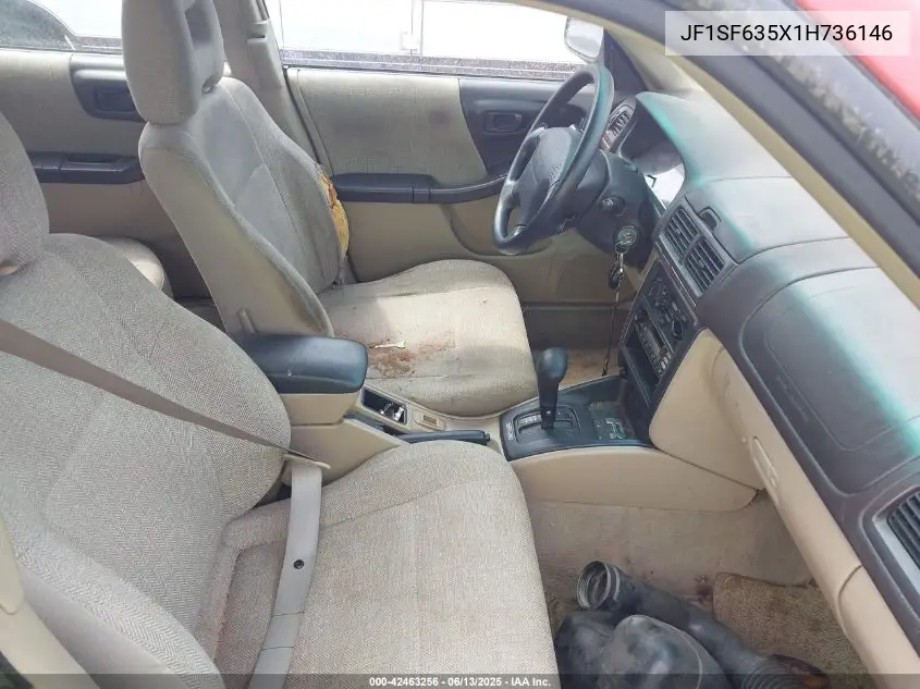 2001 Subaru Forester L VIN: JF1SF635X1H736146 Lot: 42463256