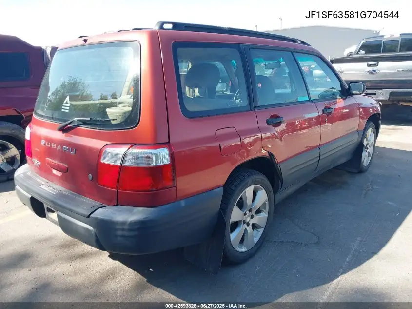 2001 Subaru Forester L VIN: JF1SF63581G704544 Lot: 42593828